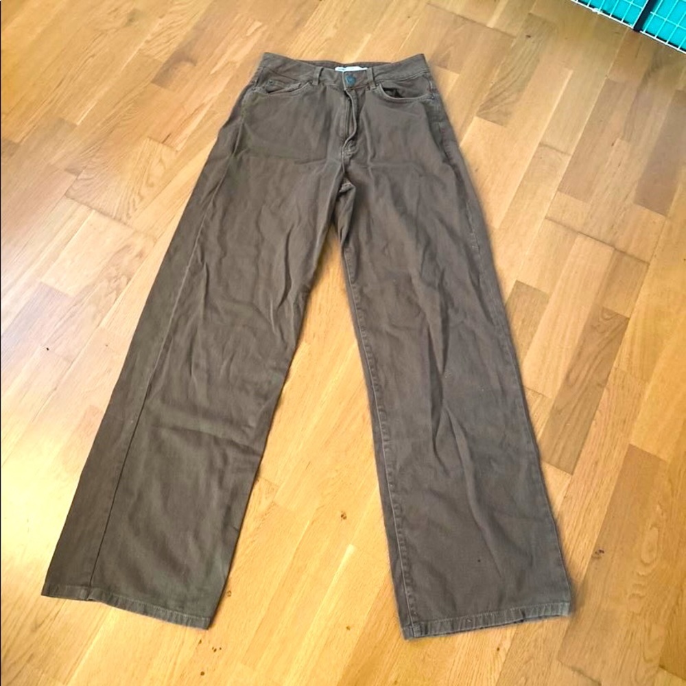 Brown pants from garage